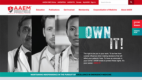 American Academy of Emergency Medicine Website