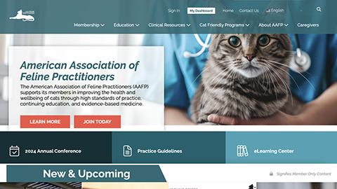 American Association of Feline Practitioners Website